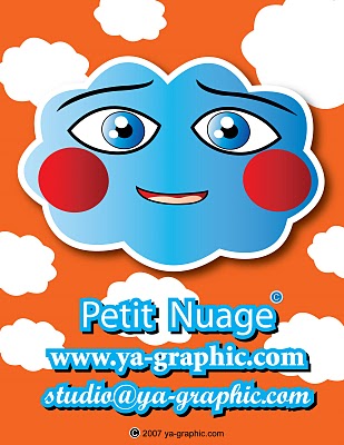 Affiche Petit Nuage conte jeunesse de création