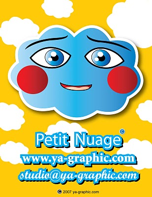 Affiche de Petit Nuage, conte jeunesse de création