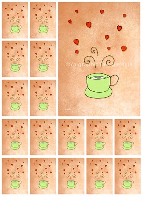 Carte de voeux Saint Valentin