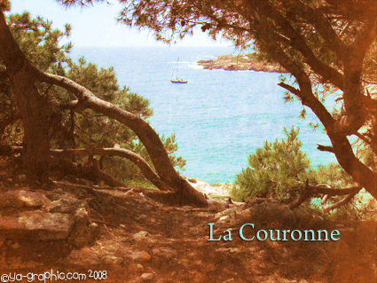 photo retouchée de la plage du Verdon à la Couronne (13)