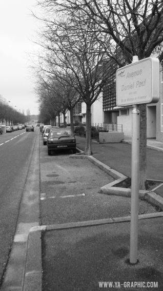 Miramas, parking Avenue Daniel Paul