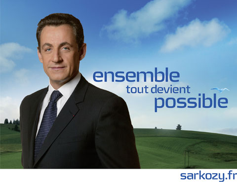 Affiche de la campagne 2007 de Nicolas Sarkozy