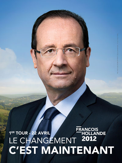 Affiche campagne présidentielle 2012 de François Hollande
